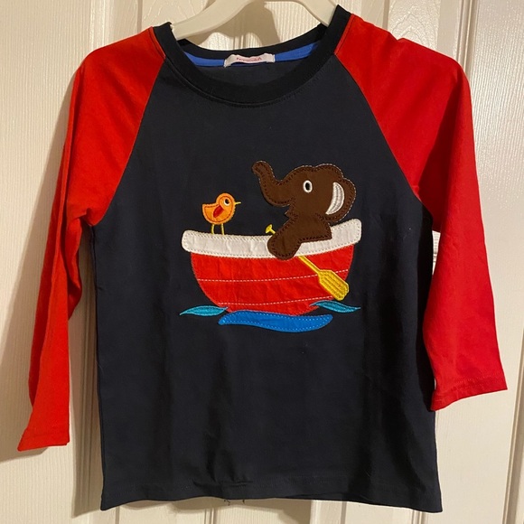 Hopscotch Elephant In A Row Boat Shirt - Picture 1 of 7